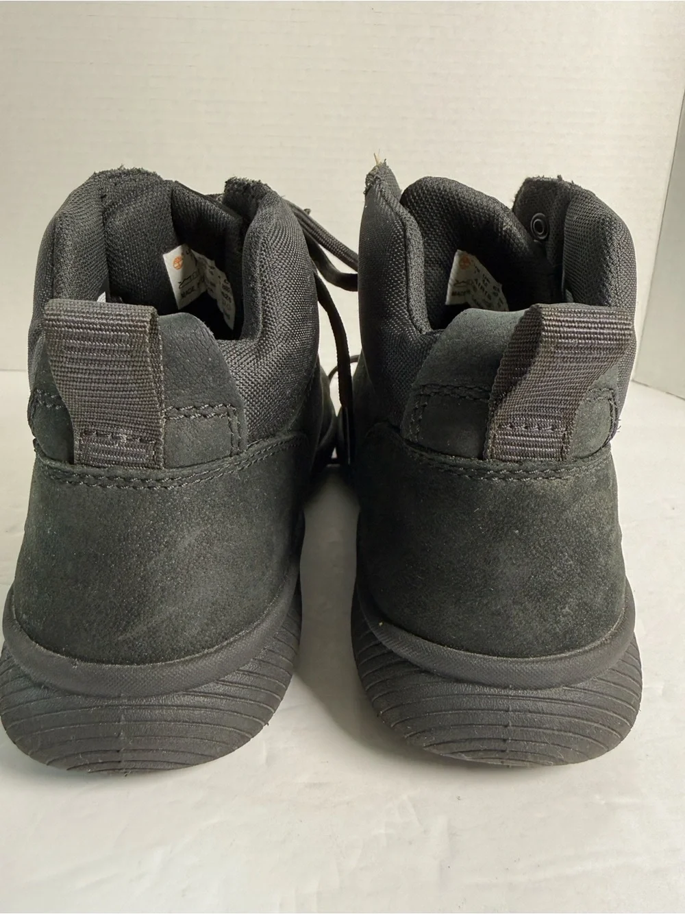 Timberland Defender Men's Suede Black Lace-Up  Boots -  All-Black Design Sz 7